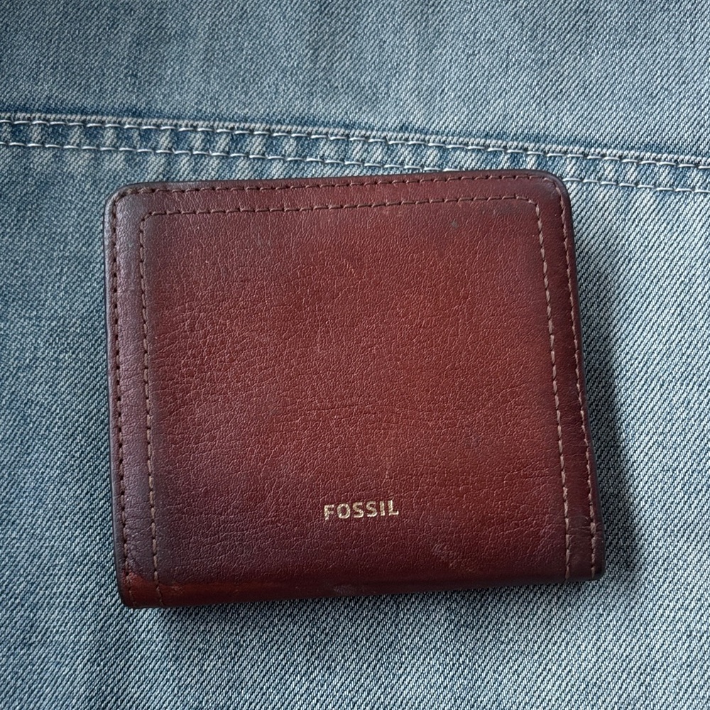 Fossil Brown Leather Wallet